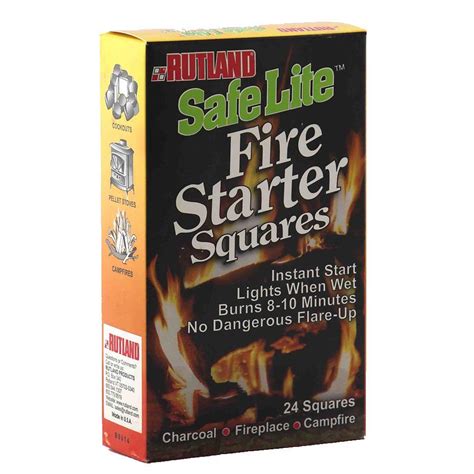 We did not find results for: Rutland Safe Lite Fire Starter Squares (24-Pack)-50C - The ...