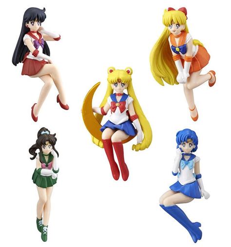 Japan Anime Sailor Moon Figure Mizuno Ami Kino Makoto Hino Rei Pvc