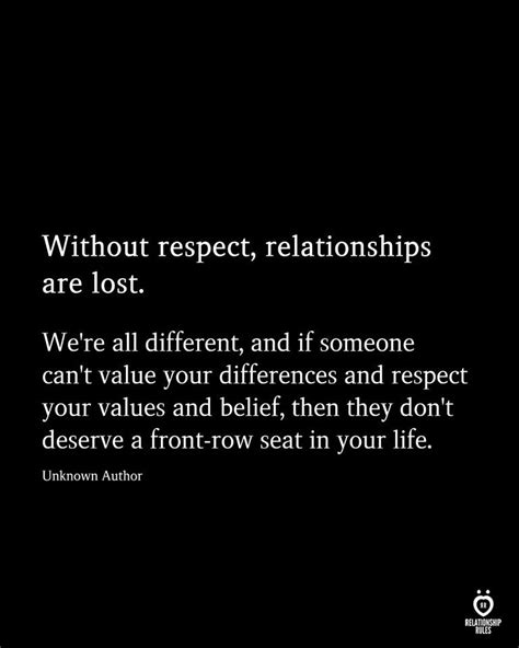 Without Respect Relationships Are Lost Strong Love Quotes Wisdom
