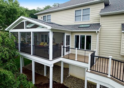 Spark your creativity and start your personalized design plan. Custom TimberTech Deck/Porch, Phoenixville PA | 710 Sq Ft ...