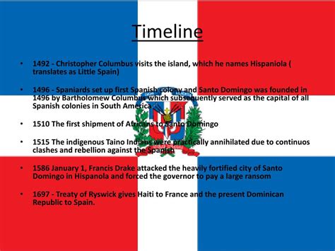 ppt dominican republic timeline powerpoint presentation free download id 1909369