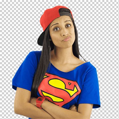 Descarga Gratis Mujer Con Camisa De Superman Lilly Singh