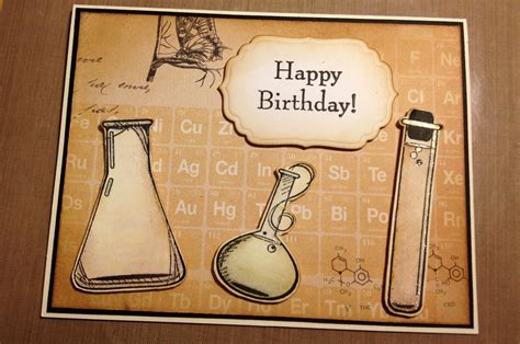 Chemistry Birthday Card Teacher Birthday Card Cool Birthday Cards