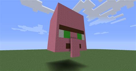 Villagers are a passive mob that spawns in villages. Giant Villager Head Minecraft Map