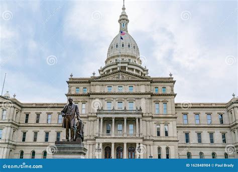 Michigan State Capitol Building Stock Photo Image Of Office Capital