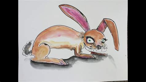 Evil Bunny Drawing Youtube