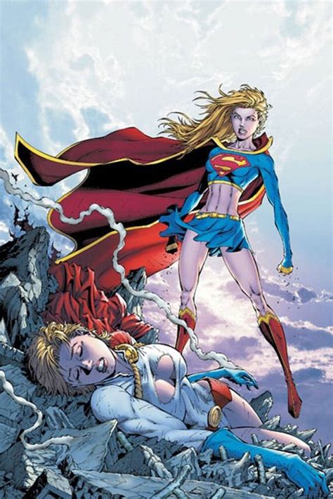 Supergirl Vs Power Girl Supergirl Comic Power Girl Supergirl Supergirl