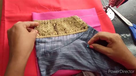 perfect blouse hands cutting in telugu youtube