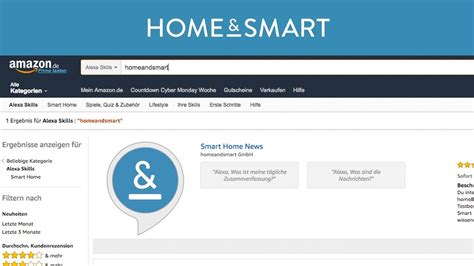 Amazon Alexa Skills - Smart Home News von home&smart - YouTube