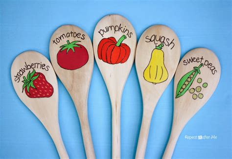 Repeat Crafter Me Wooden Spoon Garden Markers