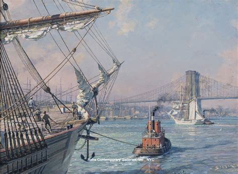 New York Arrival In The East River John Stobart 1929 2023