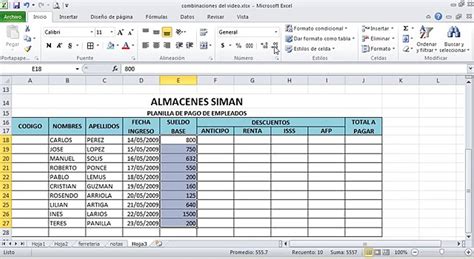 Planilla De Remuneraciones En Excel Como Hacerla Y Que Tener En Cuenta