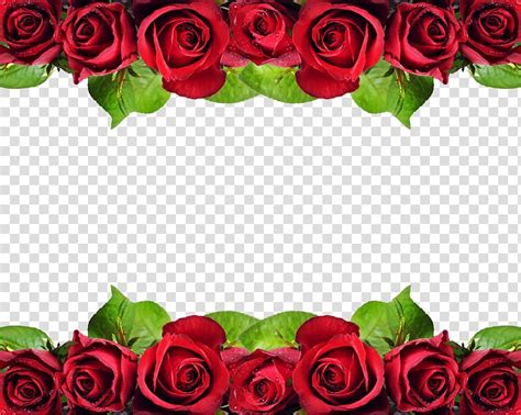 Red Roses Border Clip Art