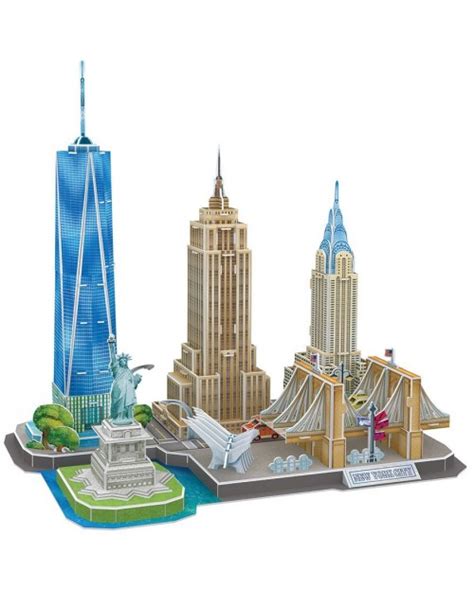 New york revell 3d puzzle. Puzzle 3D Revell - Atractii in New York | Ozone.ro
