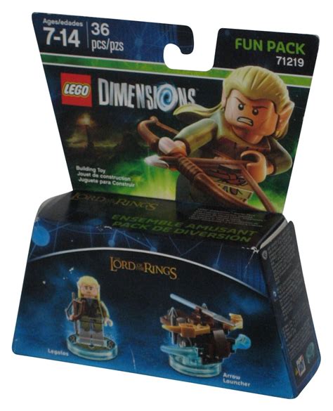 Lego Dimensions Lord Of The Rings Legolas And Arrow Launcher Toy Fun Pack