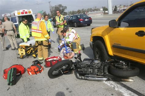 Corona Anaheim Officer Injured In One Of 2 Motorcycle Crashes Press