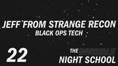 22 Jeff Strange Recon Black Ops Technology YouTube