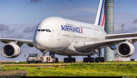 F Hpjb Air France Airbus A380 At Paris Charles De Gaulle Photo Id