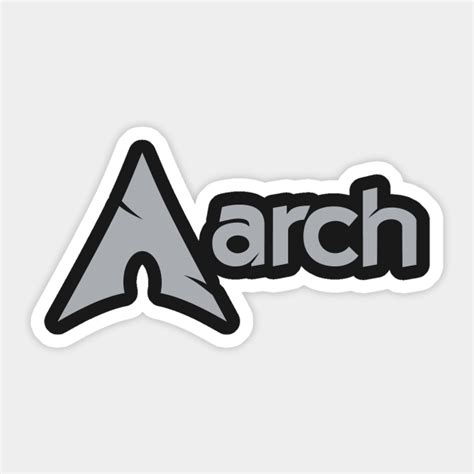 Arch Linux Arch Linux Sticker Teepublic