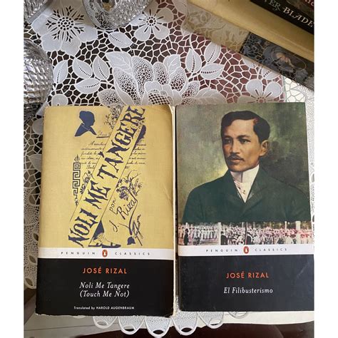 Jose Rizal Noli Me Tangere El Filibusterismo Books Set Shopee