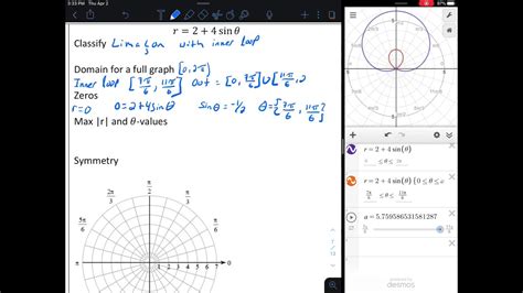 Graphing And Analyzing Polar Curves With Desmos Youtube