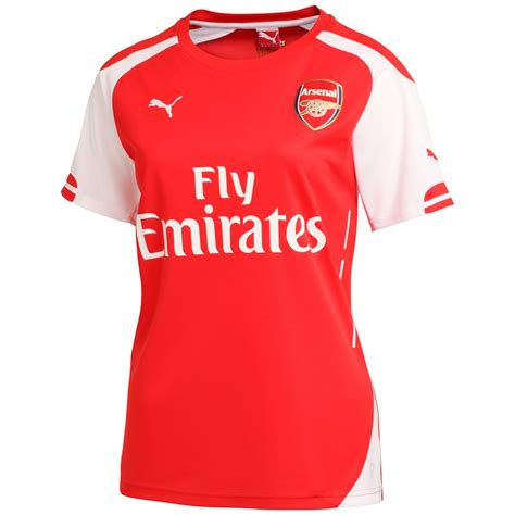 Arsenals Home Womens Jersey Is Tailored Specifically For Female