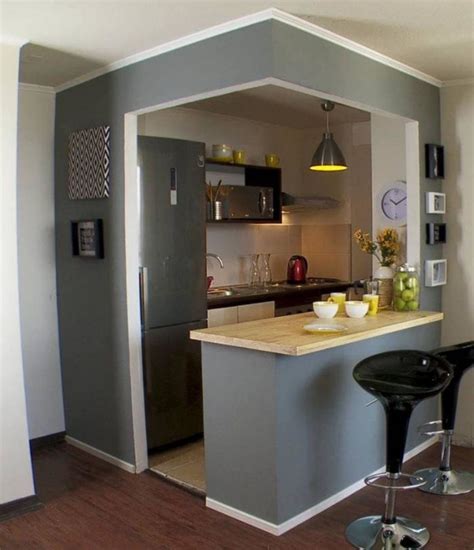 35 Outstanding Small Kitchen Studio Designs For Comfort - DEXORATE ...