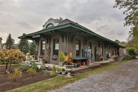 For Sale Train Station Converted Into Home In Western Ny Photos