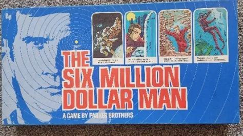 Vintage 1975 The Six Million Dollar Man Complete Board Game By Parker