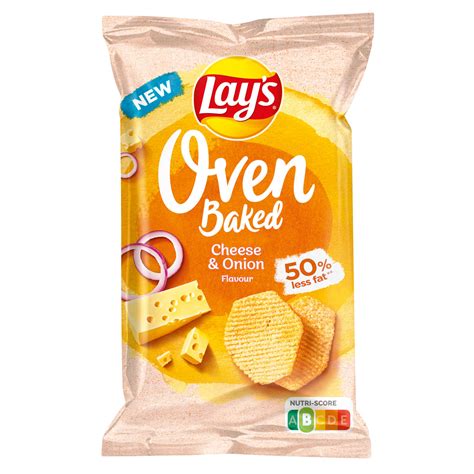 Lays Oven Baked Chips Cheddar Onion 150 Gr Delhaize