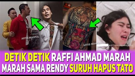 Raffi Ahmad Suruh Hapus Tato Rendy Wajah Syahnaz Sampai Lakukan Hal Ini Youtube