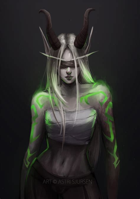 Commission Aeladori By Astri Lohne On DeviantArt Warcraft Art Dark