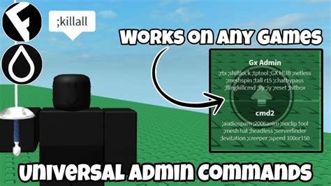 Fe Universal Admin Commands Script Works On Any Games Hydrogen And