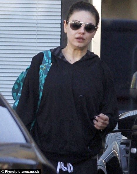 Mila Kunis Looks Unrecognisable After Sweaty Session At The Gym Daily