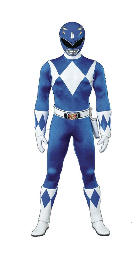 Nov208153 Mighty Morphin Power Rangers Blue Ranger 16 Scale Af