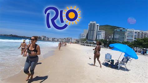 COPACABANA Rio De Janeiro Beach Walk Brazil Walking Tour YouTube