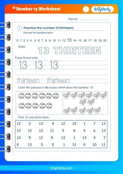 Free Printable Number 11 Thirteen Worksheets For Kids Pdfs