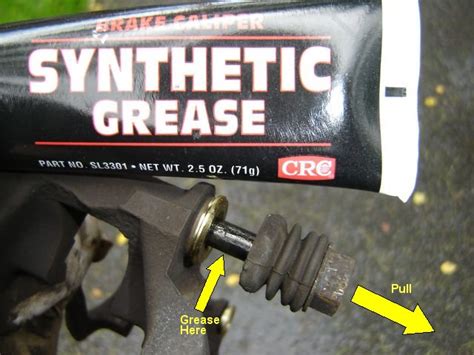 In this video i'm working with a 1999 to 2005 toyota yaris. is white lithium grease ok for caliper slide pins? - Bob ...