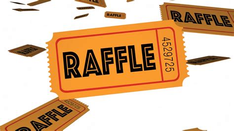 Raffle Tickets Contest Enter Now Win Big 3 D Animation