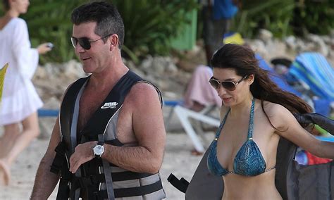 Simon Cowell And Former Fiancée Mezhgan Hussainy Enjoy Jet Ski Session In Barbados Daily Mail