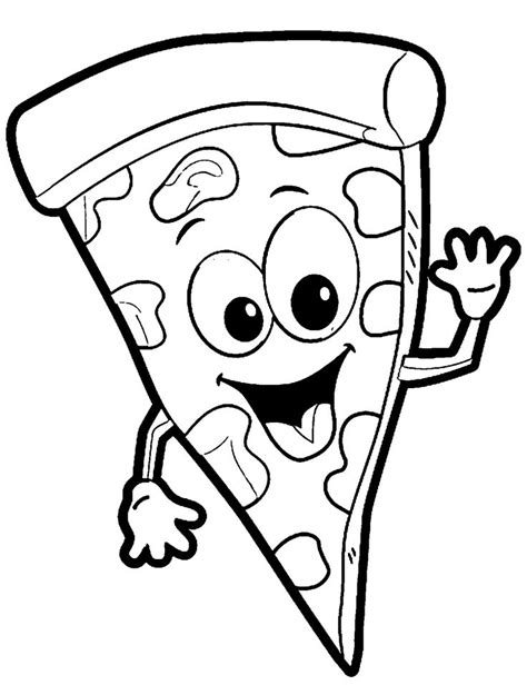 images  pizza  pinterest coloring pages cartoon  pizza