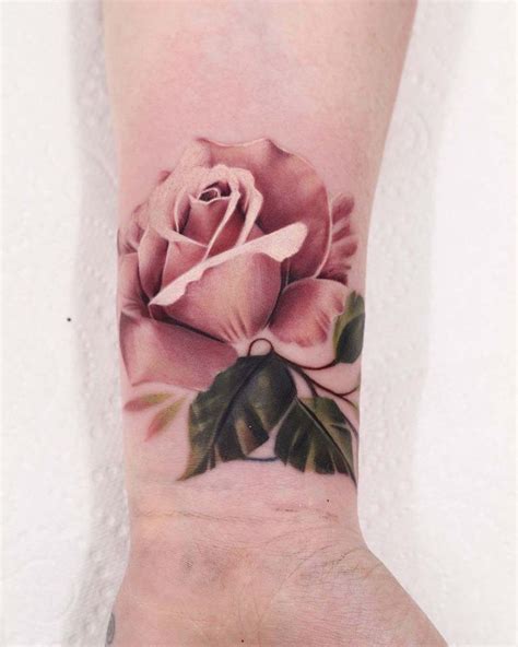 51 Real Pink Rose Tattoos Tatuajes Vintage Tatuajes Florales Tatuajes