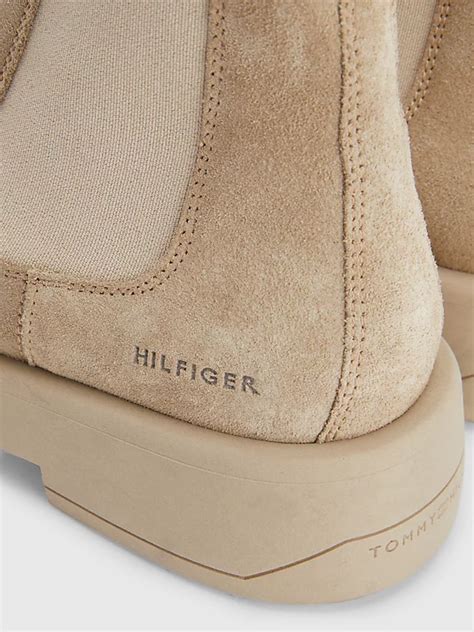 Suede Chelsea Boot Khaki Tommy Hilfiger