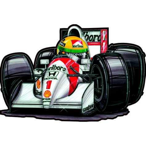 Autocollant F1_McLaren_Senna | MPA Déco
