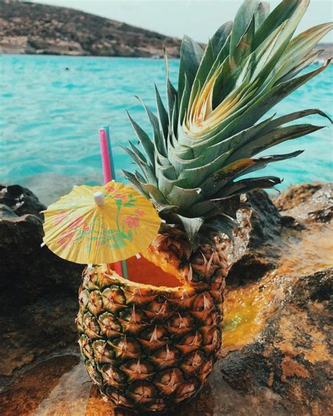 Pineapple On The Beach 🍍🏖️ Summer Time 😍 Pineapple Preppy Pineapple