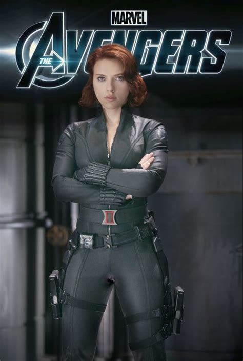 Scarlett Johansson As Black Widow From The Marvel Studios Movie The