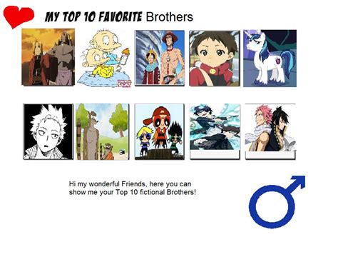 My Top 10 Favorite Brothers By Anime Bunny On Deviantart