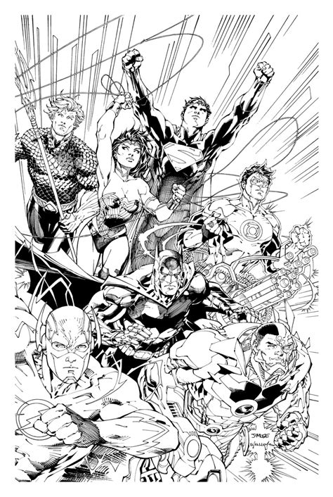 Pin By Rob Watson On Jim Lee Superhero Coloring Pages Avengers