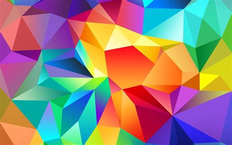 Colorful Triangles Wallpapers Wallpaper Cave