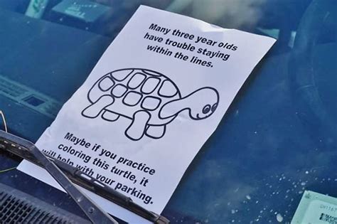 15 Of The Best Notes Left For Asshole Drivers Who Dont Know How To Park Bored Panda